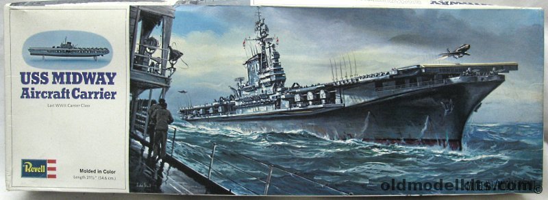 Revell 1/547 CVB-41 USS Midway Carrier, H441 plastic model kit